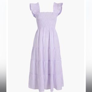 Hill House The Ellie Nap Dress Lilac Stripe Size XS